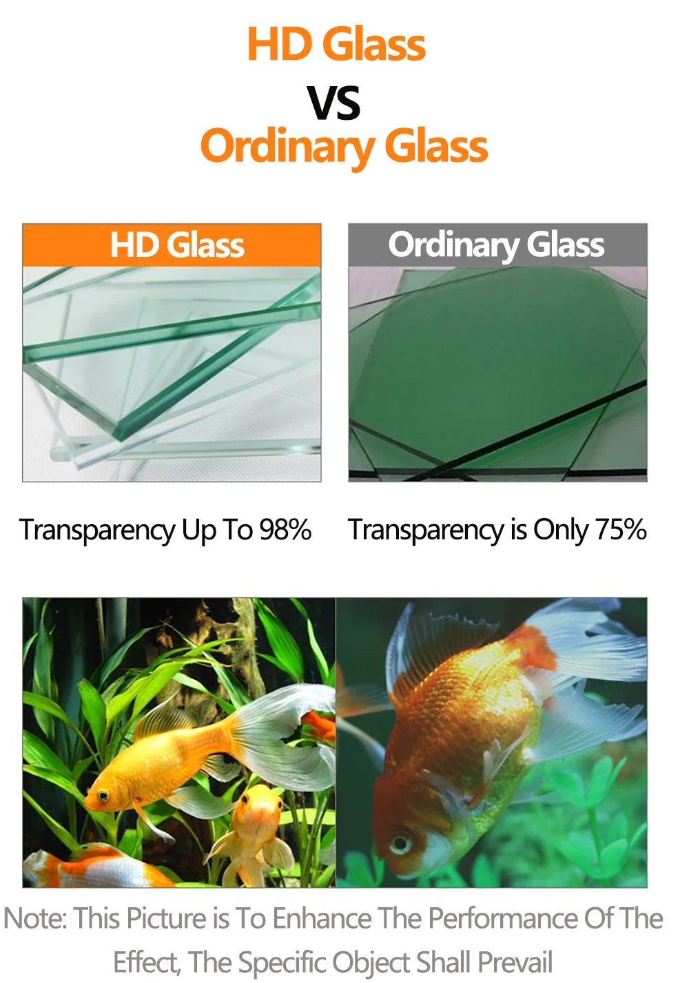 Fish Tank Transparent Glass Rectangular Aquarium Small And Medium Balcony Living Room Decoration Lazy Ecological Fish Tank