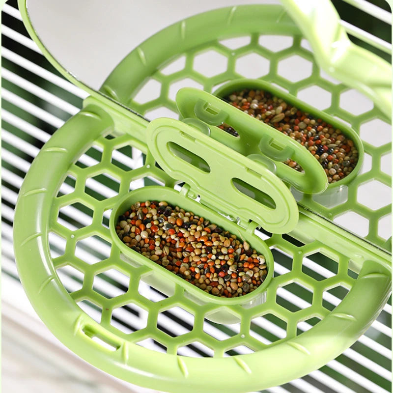 Bird Mirror with Perch Stand Bird Toys for Parakeet Cockatiel Conure Lovebirds Finch Canaries Bird Cage Accessories