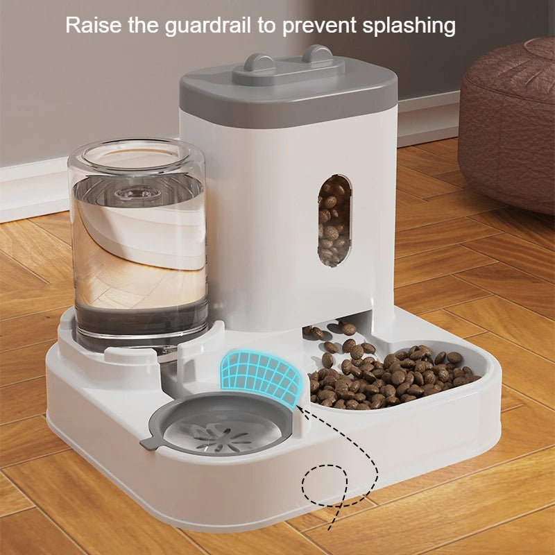 Professional Cat Feeder Water Dispenser Automatic Feeders Feeding and Watering Supplies Cat Bowl Drinking Fountain Dog Feeder