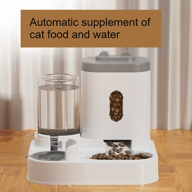 Professional Cat Feeder Water Dispenser Automatic Feeders Feeding and Watering Supplies Cat Bowl Drinking Fountain Dog Feeder
