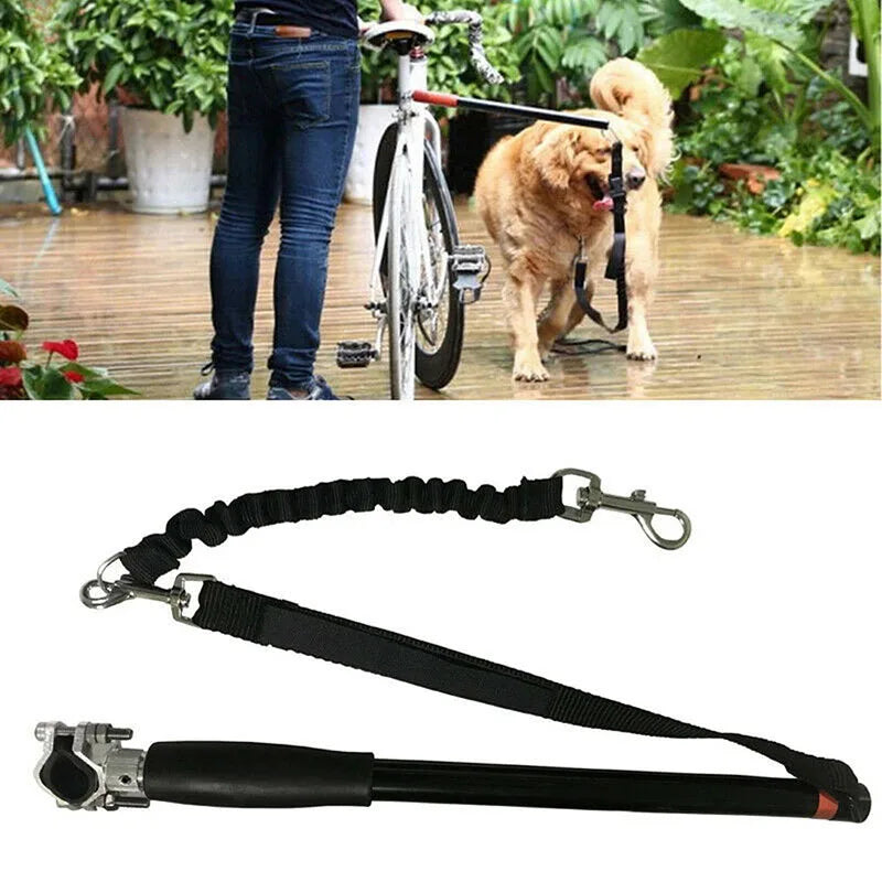 Dog Lead Bike Attachment Fits Any Bicycle Walk Run Cycle Strong Leash NF