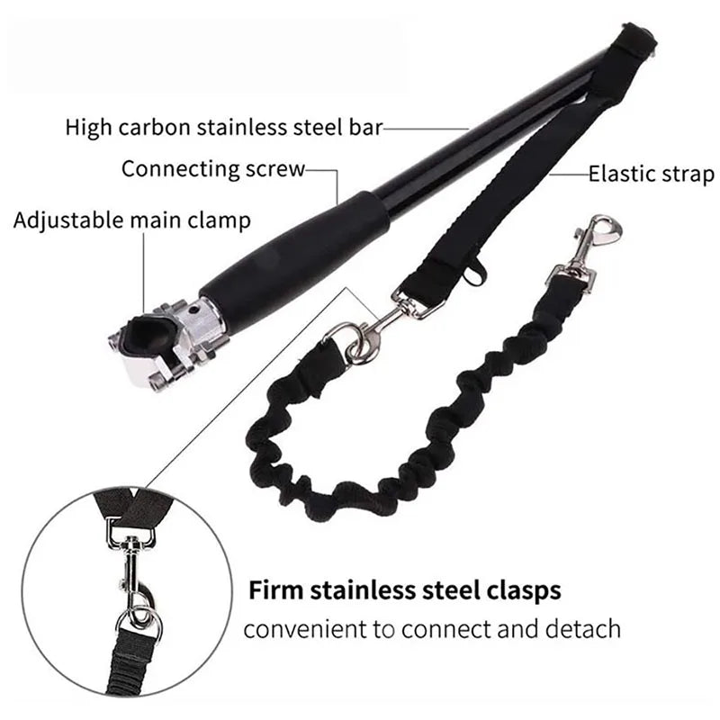 Dog Lead Bike Attachment Fits Any Bicycle Walk Run Cycle Strong Leash NF